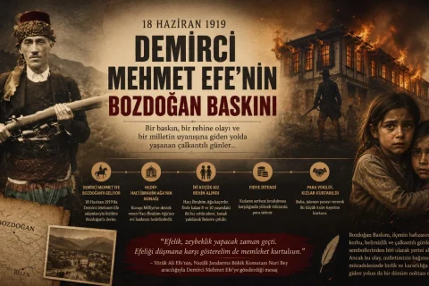 18 Haziran 1919: Demirci Mehmet Efe’nin Bozdoğan Baskını