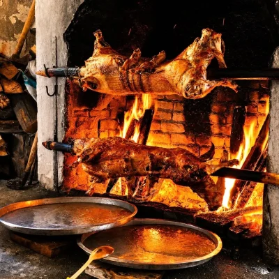 Olukbaşı Oğlak Çevirme Kebabı