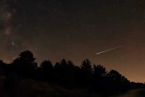 Madran Dağından Perseid Meteor Görüntüleri