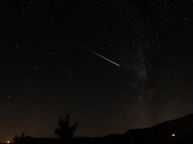 Madran Dağından Perseid Meteor Görüntüleri